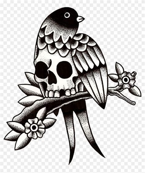 Bird Skull Tattoo