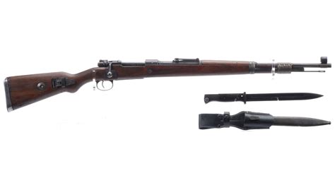 Mauser Byf Code 44 Date 98k Bolt Action Rifle With Bayonet Rock