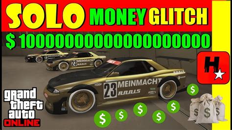 Gta Solo Unlimited Money Glitch Car Duplication Make Millions