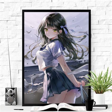 Buy Anime Girl Poster Sexy Anime Girl Poster Nude Sexy Woman Erotic Poster Erotic Art Anime