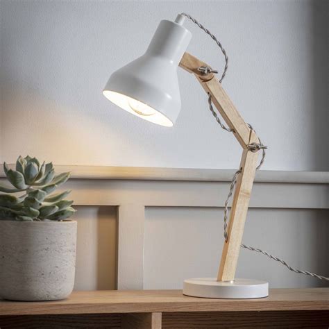 Lampe De Bureau Articul E Blanche Folgate H Cm Lampe Avenue