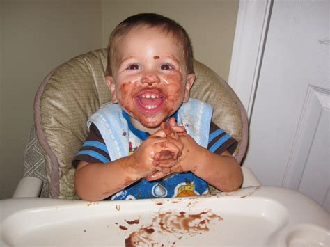 Kozy Kids Family Childcare: Eating Chocolate Pudding...