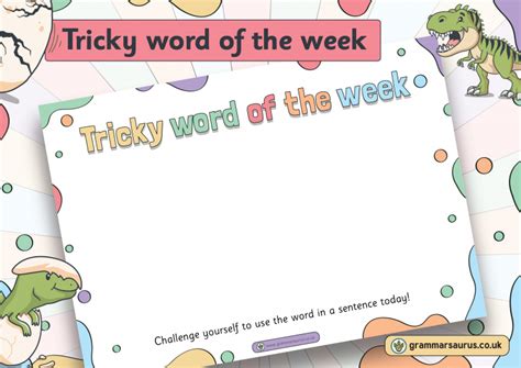 Phonics Display Tricky Word Of The Week Grammarsaurus SexiezPicz Web Porn