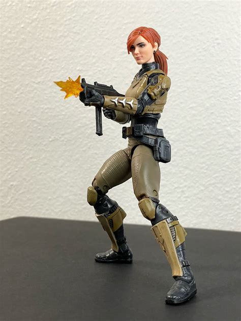 G I Joe Classified Scarlett Retro Style Custom By Julius Downey