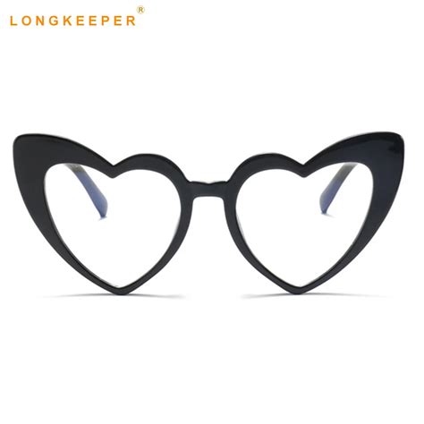 LongKeeper gift christmas decoration for glasses heart shaped black ...