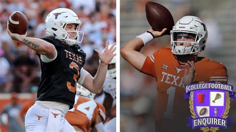 Will Quinn Ewers Or Hudson Card Win Texas Qb Battle College Football