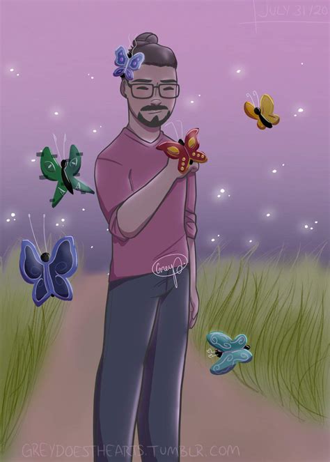 Butterfly Boy (is a redraw :3) | Jacksepticeye Amino