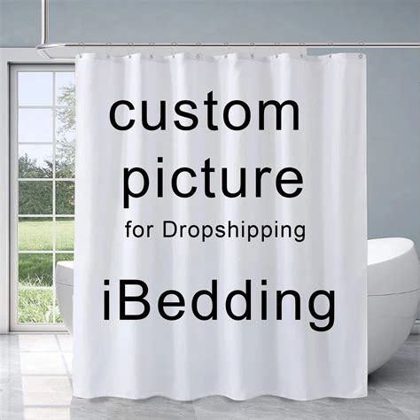 IBedding Cortina De Ducha Personalizada Para Ba O Cortinas Impermeables