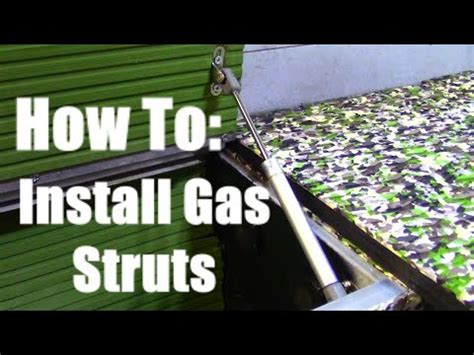 How To Install Gas Struts On A Boat Youtube