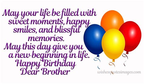 Happy Birthday Brother Birthday Wishes For Brother