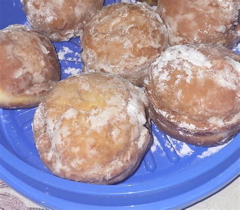 Pączki z creme patissiere z kremem budyniowym