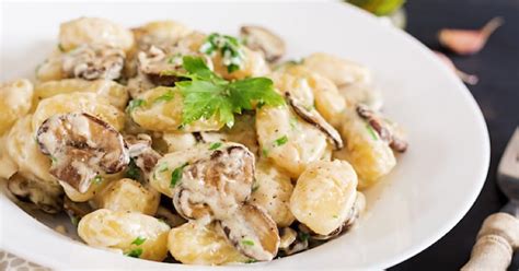 Recette Gnocchi La Cr Me Et Aux Champignons