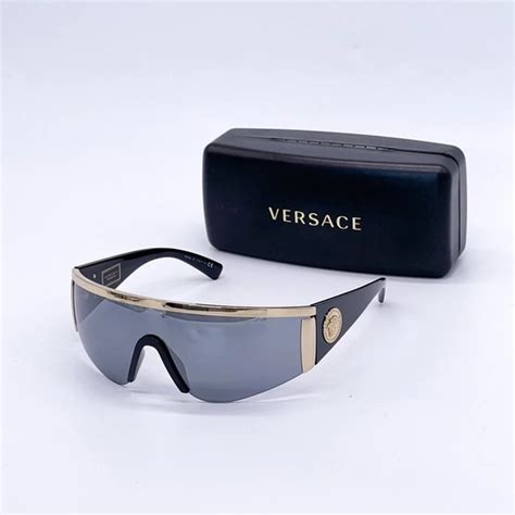 Versace Accessories New Versace Ve297 12526g Shield Sunglasses Mod