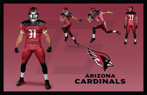 Arizona Cardinals Uniform Redesigns on Behance