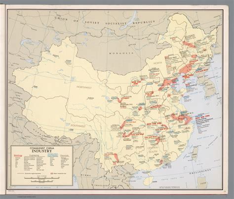 Communist China: Industry. (to accompany) Communist China : map folio ...