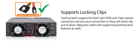 Amazon Icy Dock Bay Sata Hdd Ssd Hot Swap Tool Less Backplane Enclosure With Dual