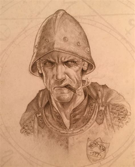 Sam Vimes By Paul Kidby Terry Pratchett Discworld Terry Pratchett