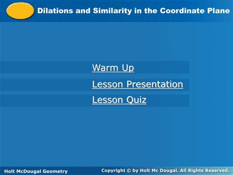 PPT Dilations And Similarity In The Coordinate Plane PowerPoint