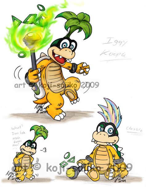 Mario: Iggy Koopa by saiiko on DeviantArt