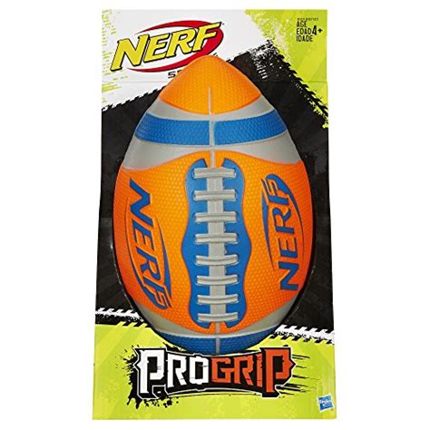 Nerf Sports Pro Grip Football Toy Orange Sporting Goods Team Footballs