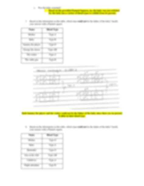 Solution Codominance Blood Types Worksheet Studypool Worksheets