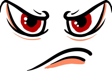 Angry Face Illustration Vector On White Background 13892939 Vector