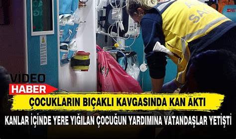 Çocukların Bıçaklı Kavgasında Kan Aktı ASAYİŞ Afyon Türkeli