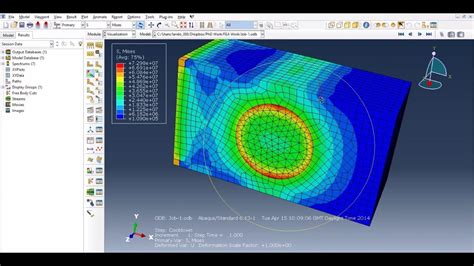 Abaqus Tutorial Thermal Stress Youtube