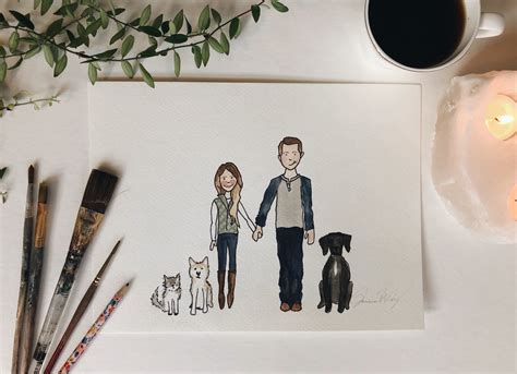 Custom Couple Illustration Round Up — Jasmine Wisz Fine Art