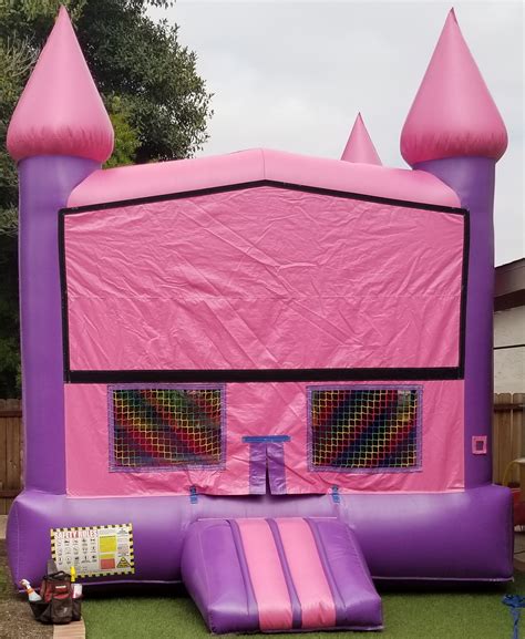 Pink Castle Bounce House Bounce House Hire