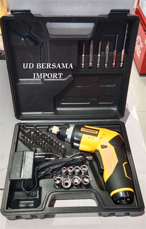 Krisbow Obeng Nirkabel Obeng Listrik Cordless Screwdriver 3 6v Lazada