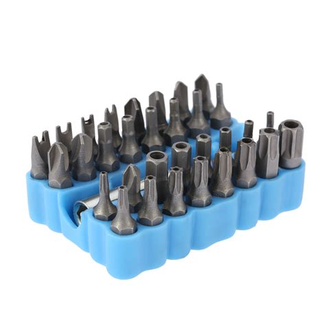 33pcs Screwdriver Bits Tamper Proof Electric Screwdriver Head Hex Shank