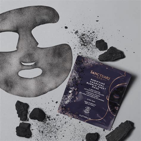 Charcoal Bubble Sheet Mask G Sanctuary Spa