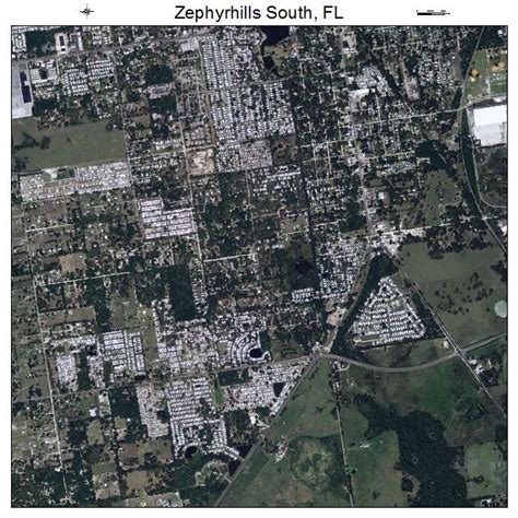 Aerial Photography Map Of Zephyrhills South Fl Florida