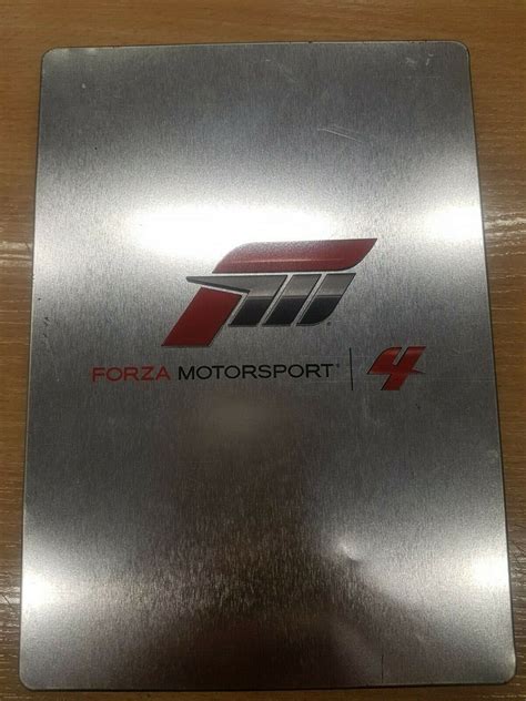 Forza Motorsport 4 Limited Collectors Edition Empty Steelbook Metal