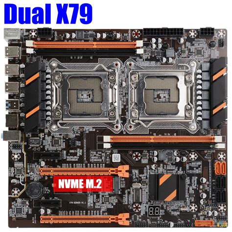 X79 Dual CPU Dual LGA 2011 DDR3 REG ECC USB3 0 Sata3