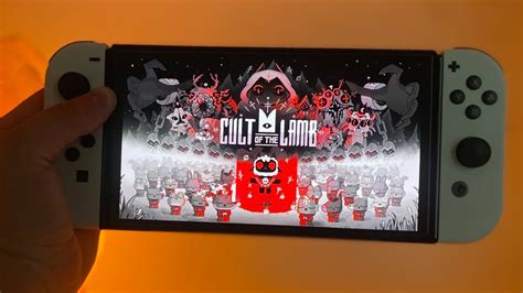 Cult Of The Lamb Nintendo Switch Oled Handheld Gameplay Youtube