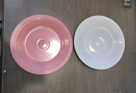 2 Fiesta Dinner Plates, Fiesta Pottery, Fiesta Plates, Fiesta by Homer Laughlin, Vintage 10 1/2 ...