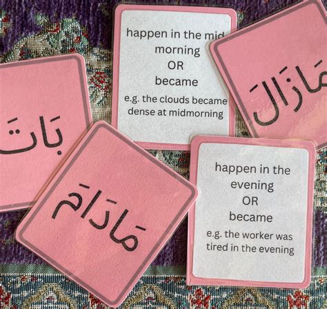 Arabic Word Flashcards Printable - Etsy