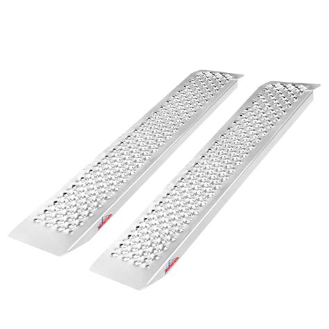 Ruedamann 47 2 L × 8 5 W Aluminum Loading Ramp 880 Lbs Capacity For Atv Motorcycle Truck