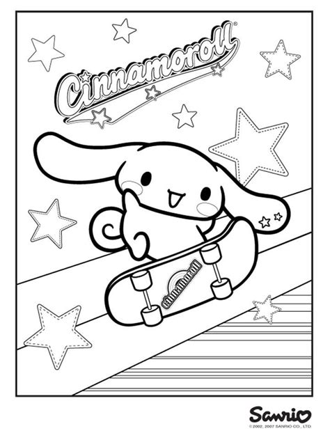 Sanrio Coloring Pages Sanrio My Melody And Friends Coloring Page