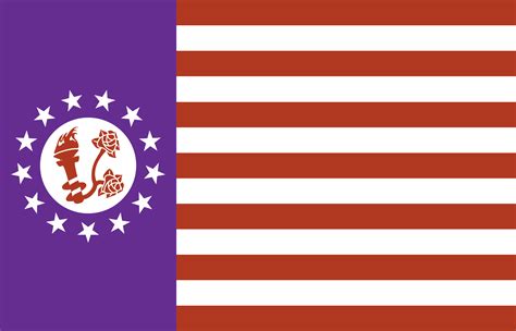 Socialist American Flag Altfut Post Second Civil War Rvexillology