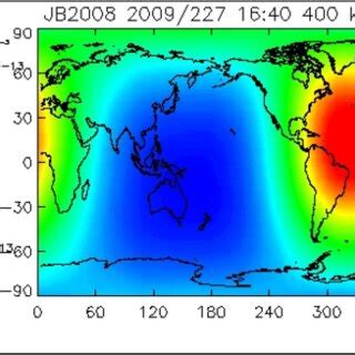 Jb Km Thermospheric Densities Aug Ut