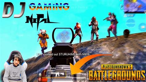 Pubg Mobile New Update Full Rush Gameplay 💥🔥 Dj Gaming Nepal