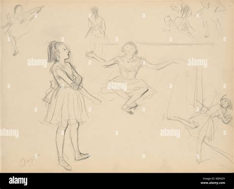 Edgar Degas Ballet Dancers Rehearsing Stock Photo - Alamy