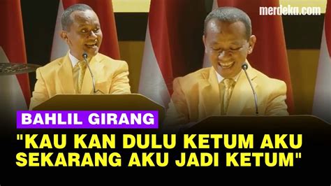 Bahlil Girang Resmi Jadi Ketum Golkar Sorry Dave Hanya Kau Yang Bisa