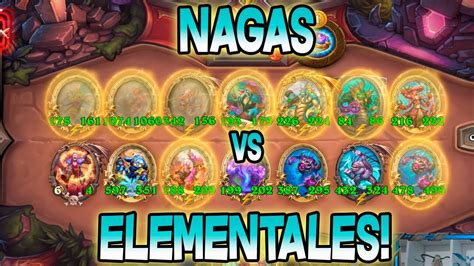 Elementales Vs Nagas Hearthstone Campos De Batalla Battlegrounds En