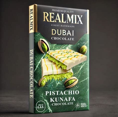 Realmix Cioccolato Bianco Al Pistacchio Orig Di Dubai Pz Redcare