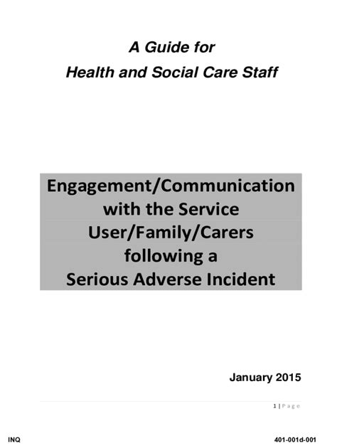 Fillable Online Service User And Carer Involvement In Mental Health