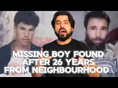 A Missing Boy Found From Neighbours Home After 26 Years Mystery